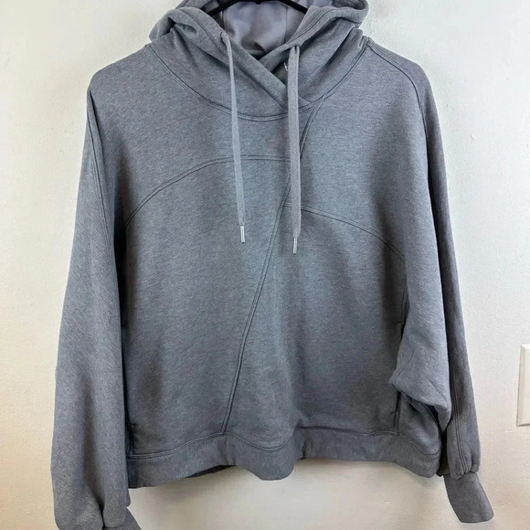 Lululemon Broken Beats Hoodie Heathered Glacier Grey size X/S - Picture 9 of 16